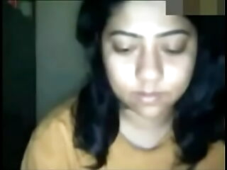 Indian Cookie enjoys giving Blowjob , Teen cumming with respect to brashness